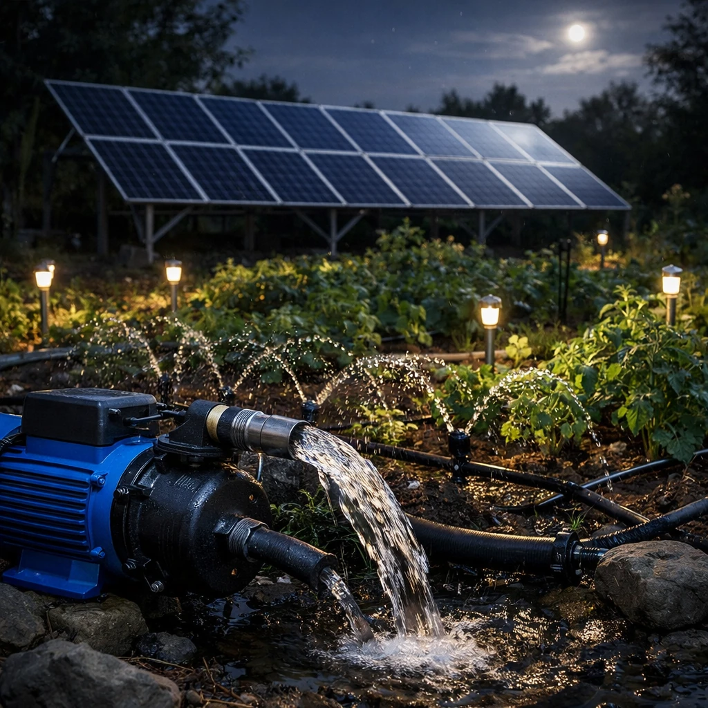 برق خورشیدی برای باغ